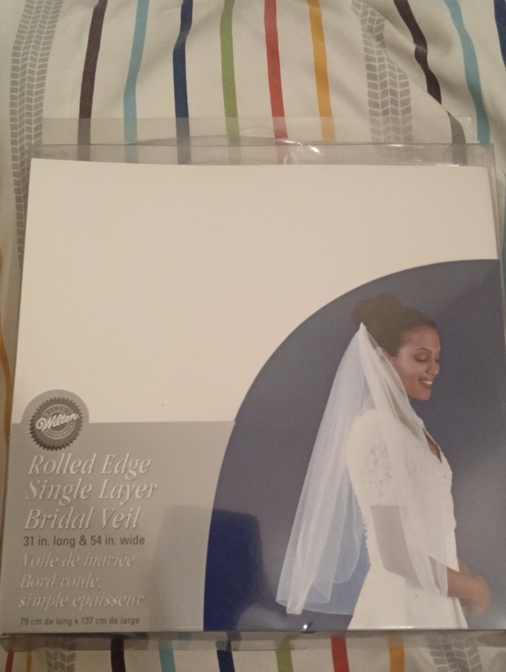 Rolled Edge Single Layer Bridal Veil